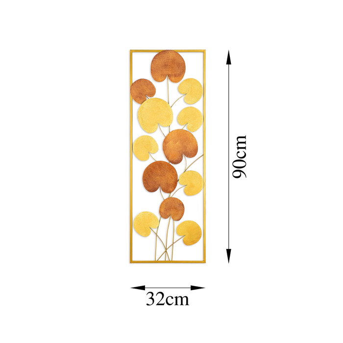 Wallity Catalpa Accesorio Decorativo de Pared de Metal Multicolor